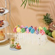 Suneerplay Cake Pop Stand, 21 Holes Lollipop Display Stand, Acrylic Clear Cake Pop Display Holder, Cakepopsical Stand for Weddings, Baby Showers, Birthday, Party